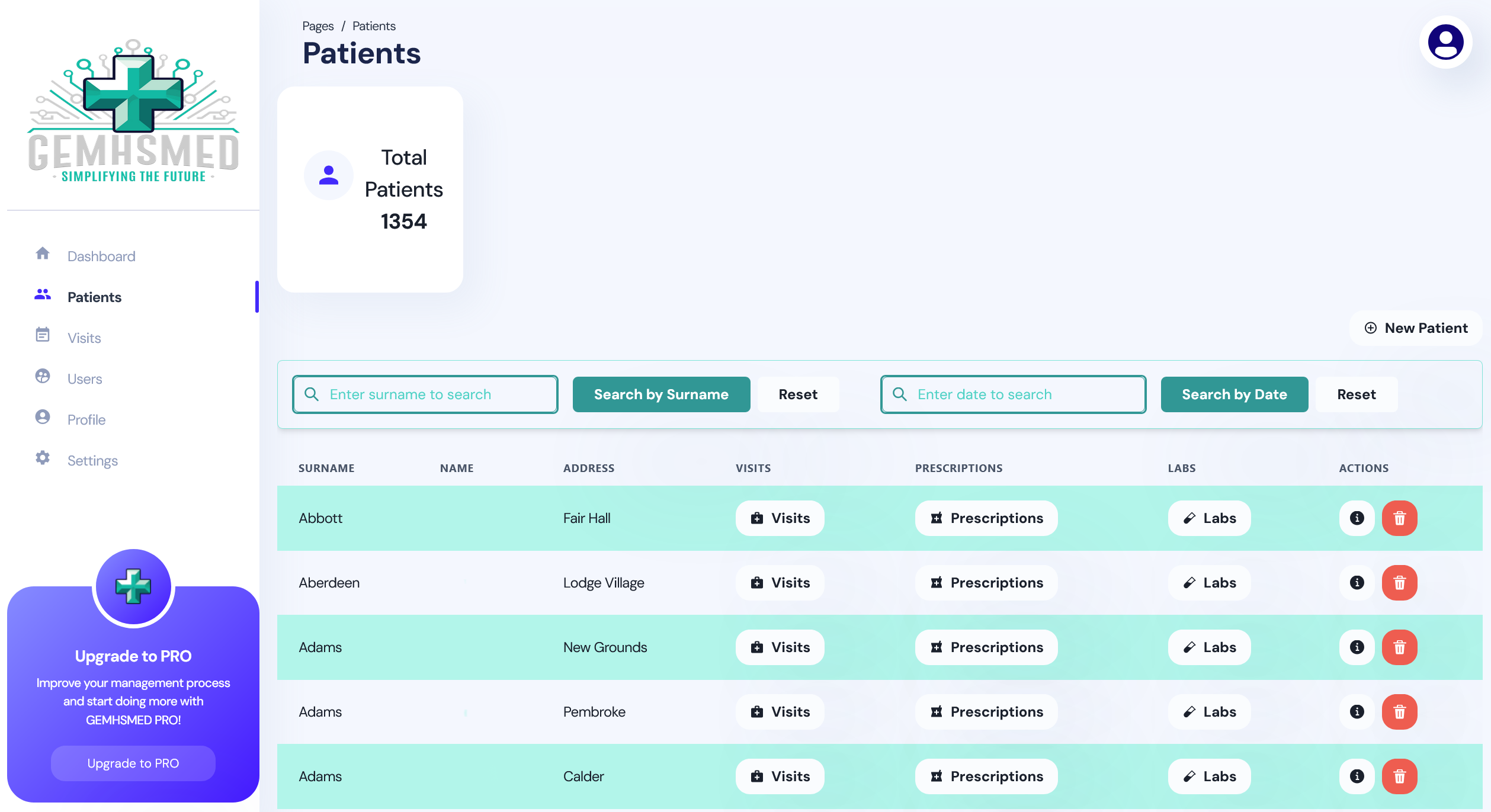 Electronic Medical Records System